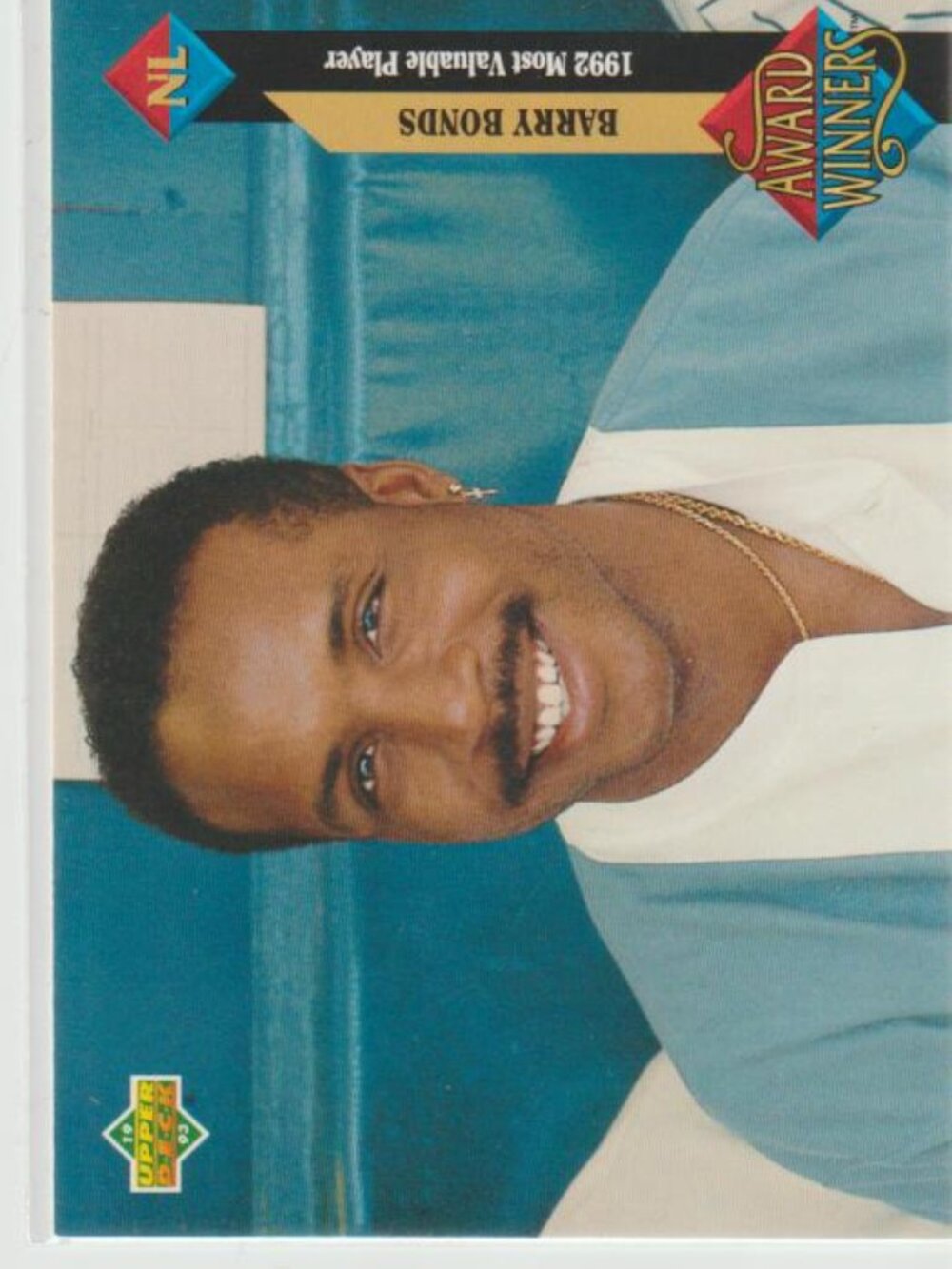 Barry Bonds 1993 Upper Deck NL Award Winners MVP #486